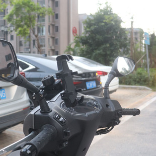 适用豪爵AFR125 27A车载手机架配件 S摩托车手机导航支架HJ125T