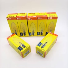佛山照明FSL白炽普通老式钨丝灯泡e27E14尖泡拉尾台灯可调光灯泡