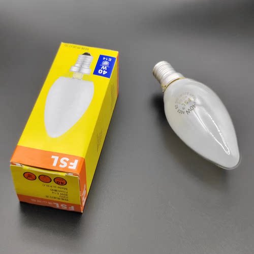 佛山照明220V钨丝灯尖泡可调光