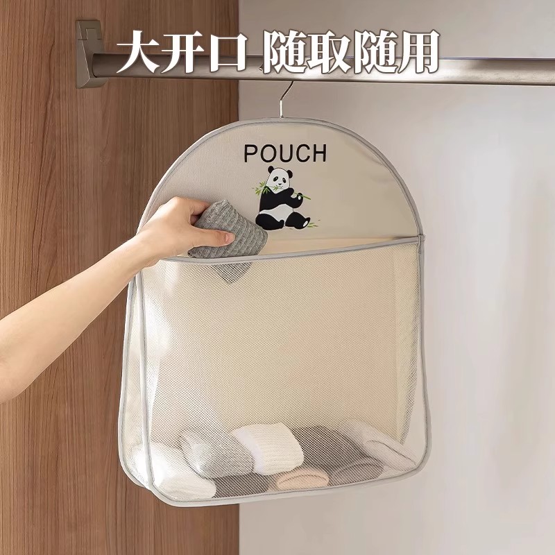 袜子收纳神器宿舍衣柜内衣内裤挂袋悬挂式网兜床头床边整理置物袋收纳整理收纳挂袋原图主图