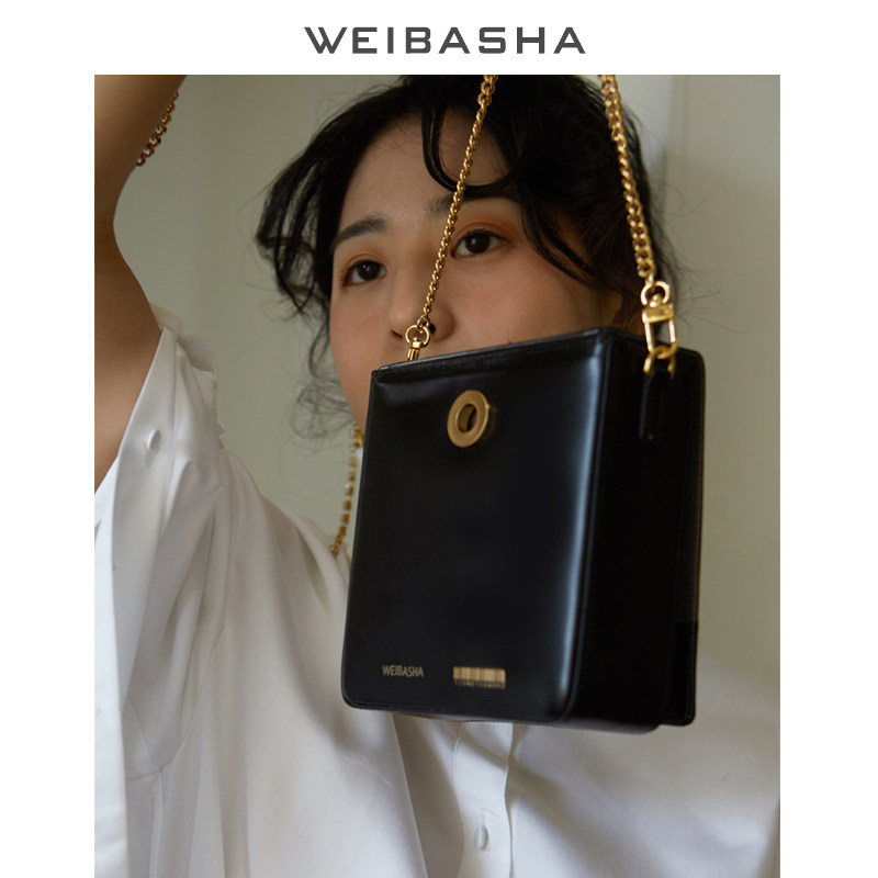 真皮包包2020新款女包潮夏季女士链条包斜挎包手提包单肩包小方包