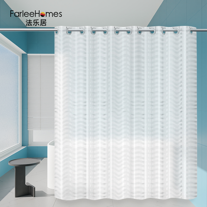 法乐居速干不沾身EVA浴帘