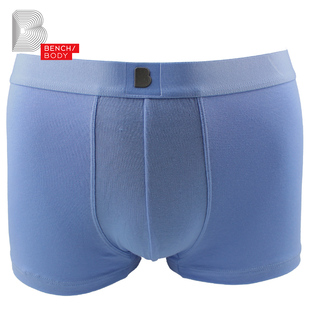 BODY 纯色男内裤 奔趣 棉质中腰平角内裤 BXM3002 男士 bench