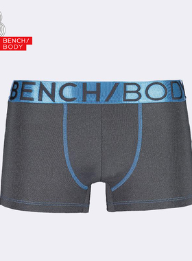 BENCH/BODY奔趣2023春新款内裤男士涤纶中腰平角内裤潮男BXM0298