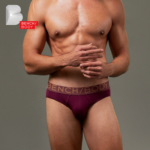 BENCH/BODY男三角内裤透气棉质