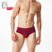 BODY 奔趣本命年枣红内裤 男士 BENCH 棉质纯色中腰三角内裤 BUB2039