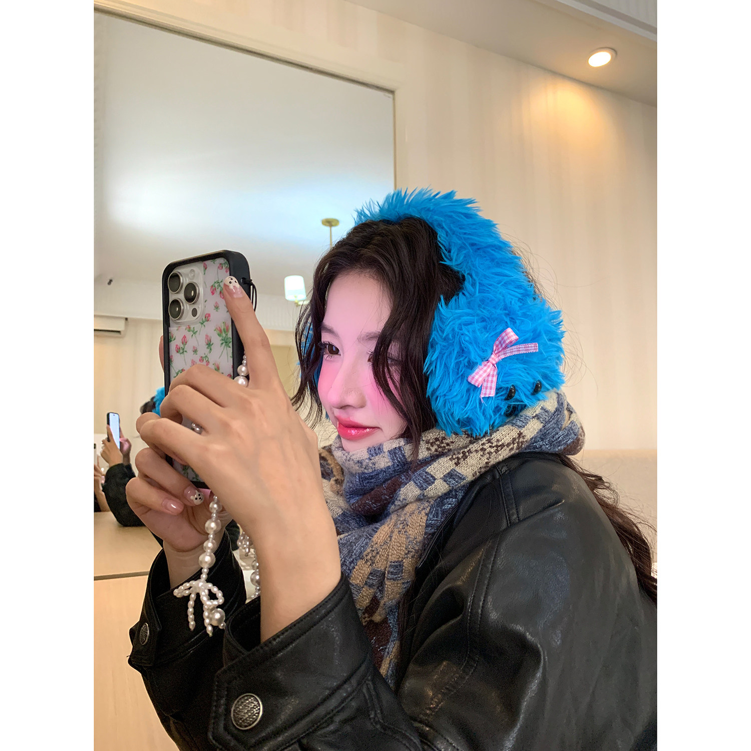 馨帮帮 可爱护耳骑行耳套蝴蝶结耳暖耳捂子耳机式小熊毛绒耳罩女,服饰配件/皮带/帽子/围巾,耳套,淘宝优惠券,粉丝福利购,淘宝优惠卷