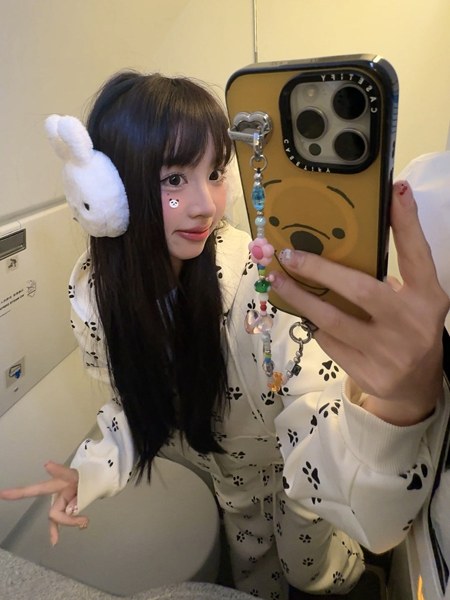 XIN BANGBANG PLUSH HEADPHONE EARMUFFS RIDING WARM ANTIFREEZE EAR BAG CUTE BUNNY EAR PROTECTION EARMUFFS FEMALE WINTER