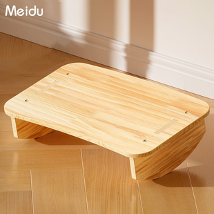 办公室踩脚凳实木可摇晃脚踏凳家用简约沙发凳小凳子家用搁脚凳子