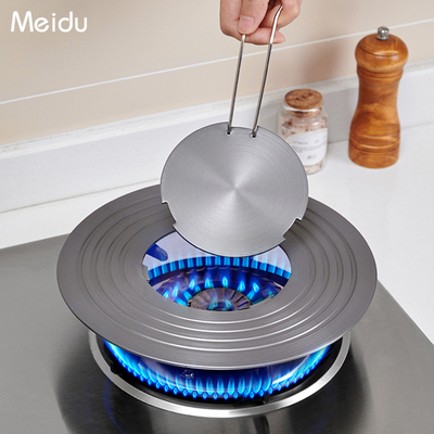 可拆卸导热盘解冻盘家用燃气灶煤气灶防烧黑珐琅锅导热板锅底隔热