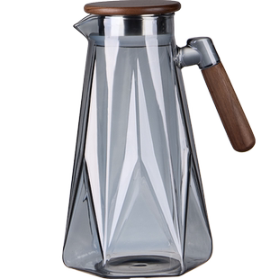 冷水壶玻璃耐高温凉水壶家用大容量凉白开泡茶壶客厅喝水杯子套装