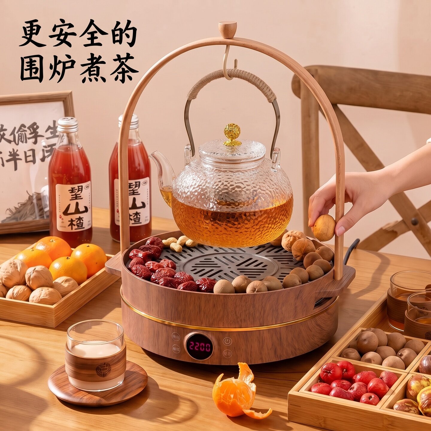 围炉煮茶烧烤一体全套家用2026新