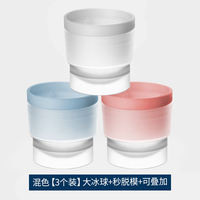 Food-grade large ice hockey mold ice-making wonder, whisky household large silicone round ice cube tray, ice cube spherical thumbnail 3