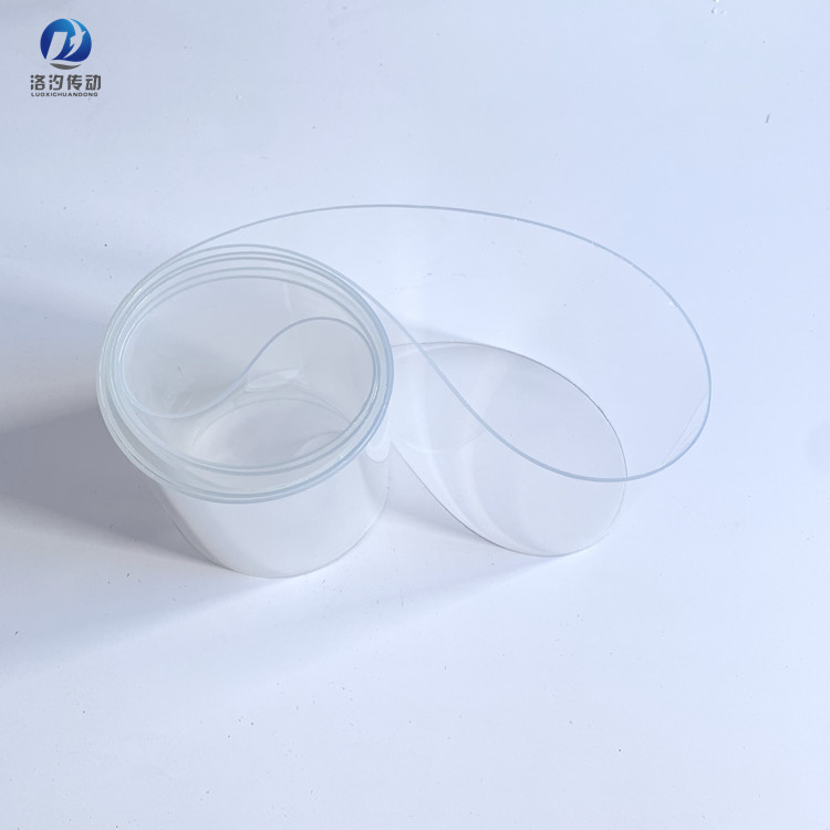 PVC透明输送带  透光传送带 食品级 PU聚氨酯皮带 检测扫码专用带