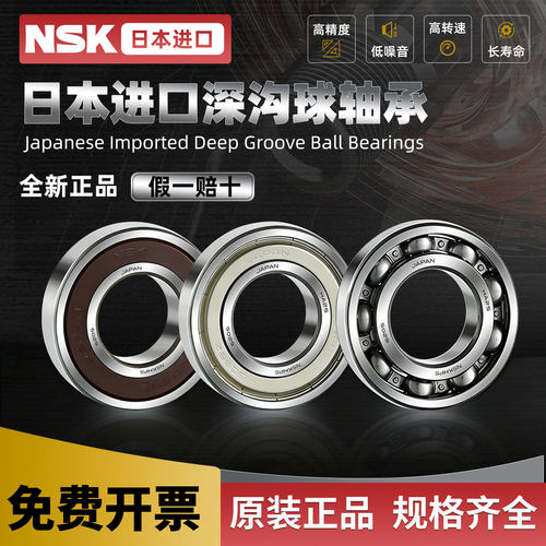 日本NSK原装进口轴承6200 6201 6202 6203 6204 6205 6206 ZZ DDU