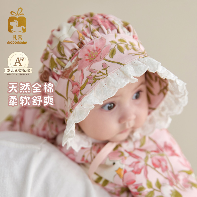 modomoma公主女寶花邊帽子