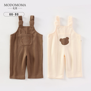 modomoma男童女童衣服春装男女宝宝洋气背带裤时尚外出小童连体裤