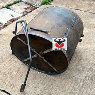 猛士热销人工打井挖孔桩机吊桶哈儿吊机十字包边加厚铁桶加大把手