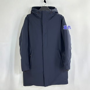 北欧挪威 压胶防水 四向高弹 700蓬 鹅绒  中长商务款 羽绒服男款