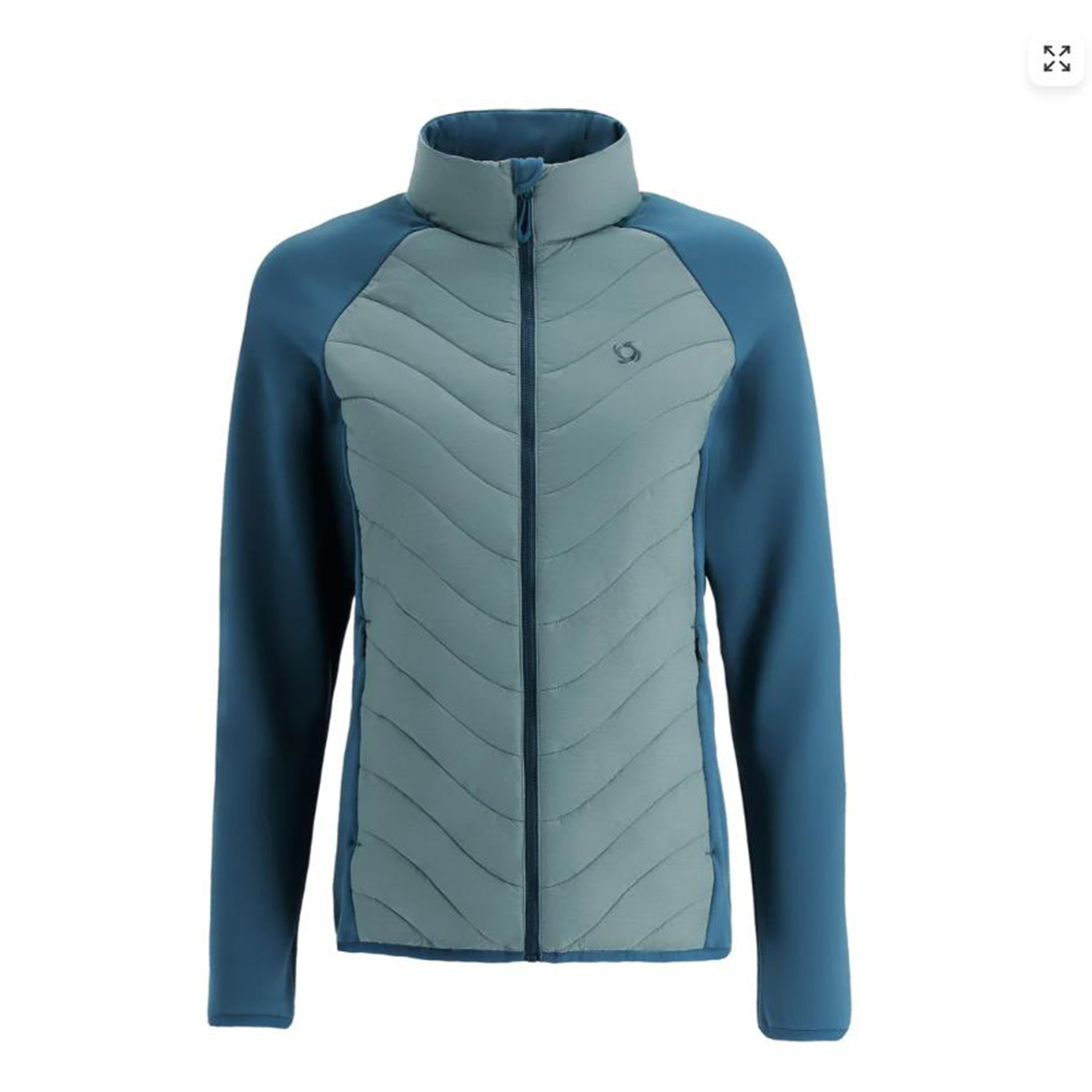 高性能棉拼接抓绒夹克女