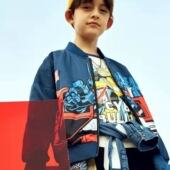 夹克儿童洋气棒球服潮牌炸街拼色大童撞色 外套款 男童装 春秋薄款