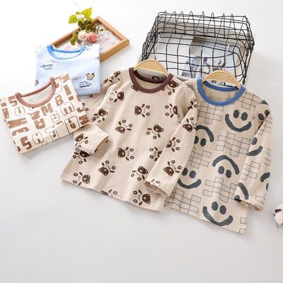 0-12岁儿童秋衣单件上衣