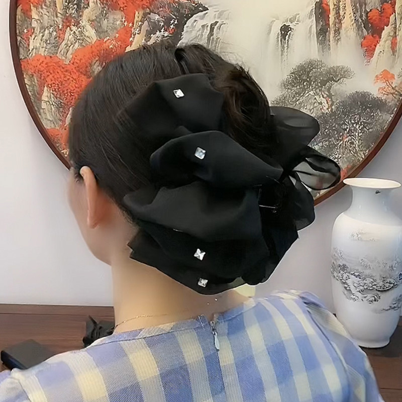 超仙气质镶钻闪亮抓夹气质发饰2023年新款后脑勺发饰发夹女高级感,饰品/流行首饰/时尚饰品新,发饰,淘宝优惠券,粉丝福利购,淘宝优惠卷