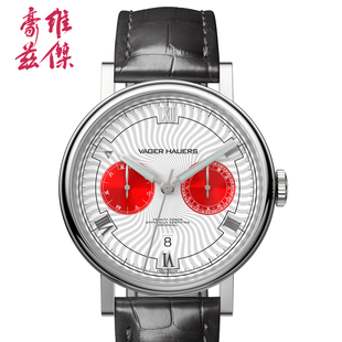 维杰豪兹原创国潮熊猫盘手表男超薄全自动机械表日历星期防水男表