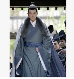 琅琊榜汉服古装男披风胡歌武侠服装梅长苏同款斗篷黑色唐装演出服