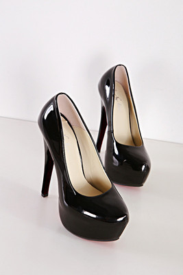 漆皮大号变装性感35-45细高跟鞋