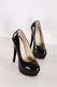 CD变装 性感大码 15cm黑色漆皮性感大号单鞋 细高跟鞋 女鞋 45码