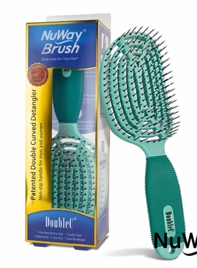 吴依霖推荐美国NuWay4Hir施魔梳蓬松颅顶干湿二用不纠结顺发好梳