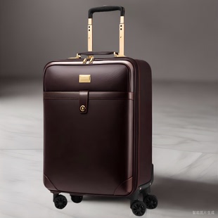 高档商务行李箱2026新款品牌子母横皮箱拉杆箱18登机旅行箱男20寸