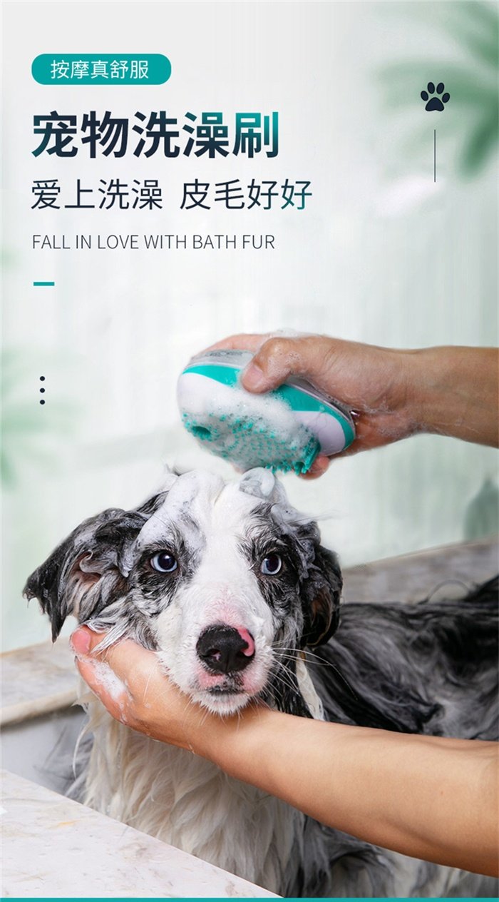 宠物泰迪蓝猫洗澡神器洗澡按摩刷子猫咪洗澡搓澡去污沐浴洗澡用品