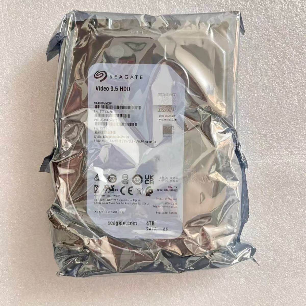 兼容海康威视硬盘录像机希捷4t机械硬盘监控专用机械VM004/VX005