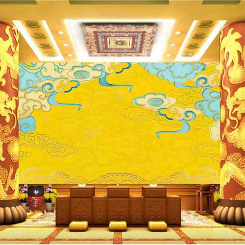 仙道佛墙纸神位背景墙壁画