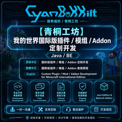 国际版插件/模组/Addon定制开发