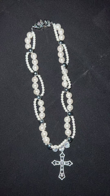 GLACIERBOY BAROQUE CROSS PEARL 同款特蕾莎项链 巴洛克系列