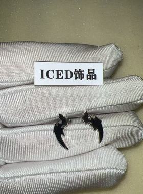 MEDM HERO头冠龙骨耳钉S925银百搭简约高级感个性时尚情侣款耳饰