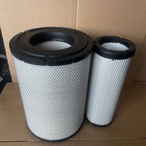适用挖机滤芯小松360-7/300-7空气滤芯PC360-7空滤k2840空滤全胶