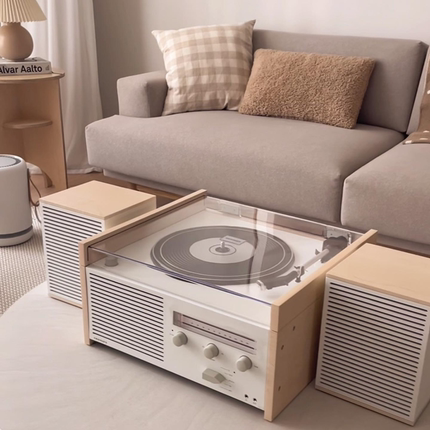 【国现】Crosley黑胶唱片机复古蓝牙音箱响复古lp留声机CD磁带机