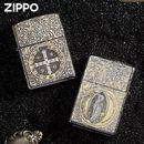 康斯坦丁五面黄铜蚀刻盔甲男士 正版 Zippo防风煤油打火机 蚊版 送礼