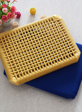 夏天制衣厂服装厂员工坐垫四季学生塑料椅子板凳座垫透气屁股垫子