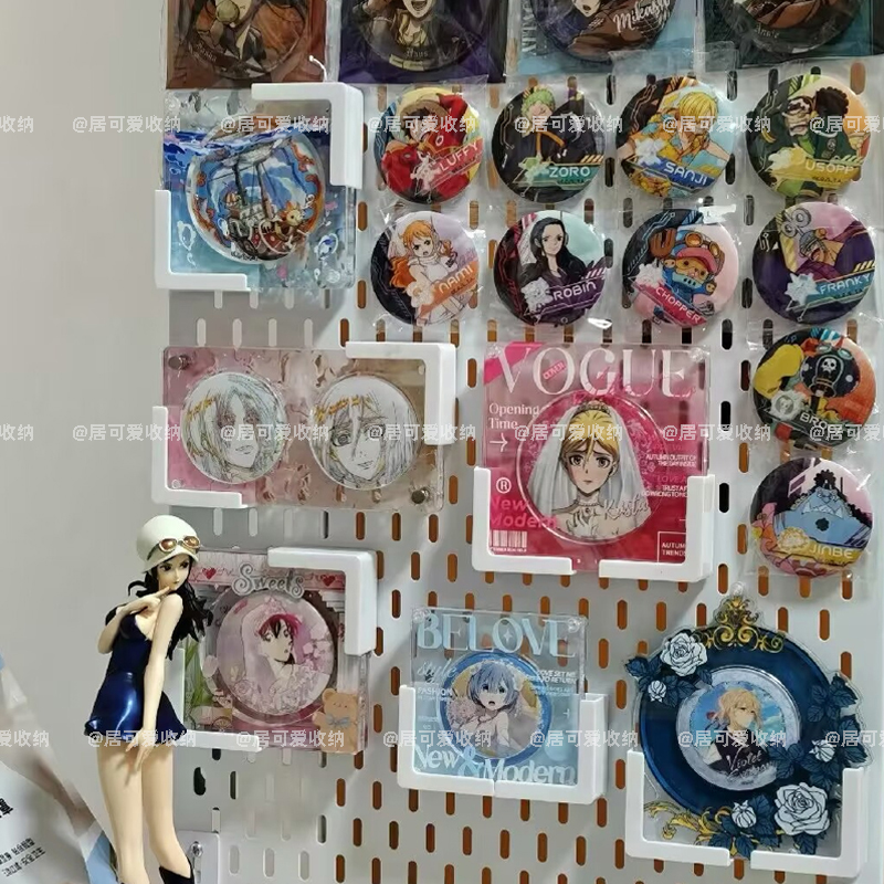 谷美展示架与洞洞板很适配