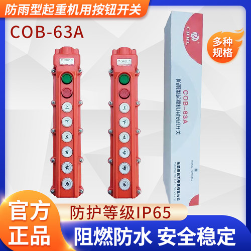 COB-63A直控有线行车起重电葫芦吊车按钮上下东西南北防雨型开关