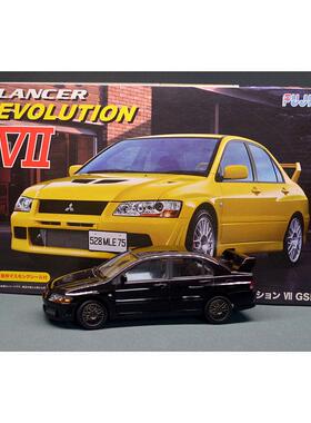 富士美03920 1/24 拼装车模 三菱Lancer EVO7代GSR 代工上色成品
