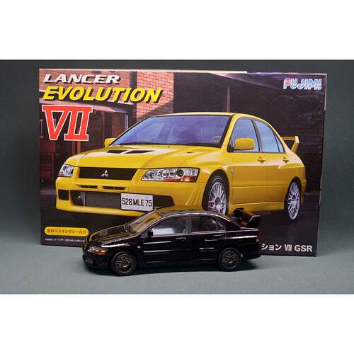 富士美03920 1/24 拼装车模 三菱Lancer EVO7代GSR 代工上色成品