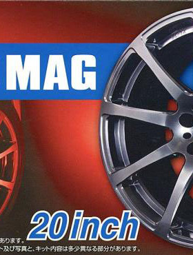 【七彩模型】青岛社05518 1/24 BRW PROFILE 09 MAG 20英寸轮毂