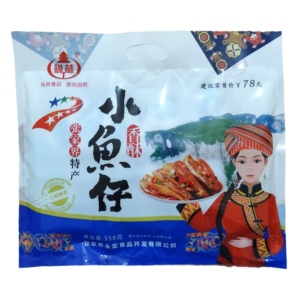枞林香酥小鱼仔358克 大巴车旅游食品张家界特产景区同款下酒小菜