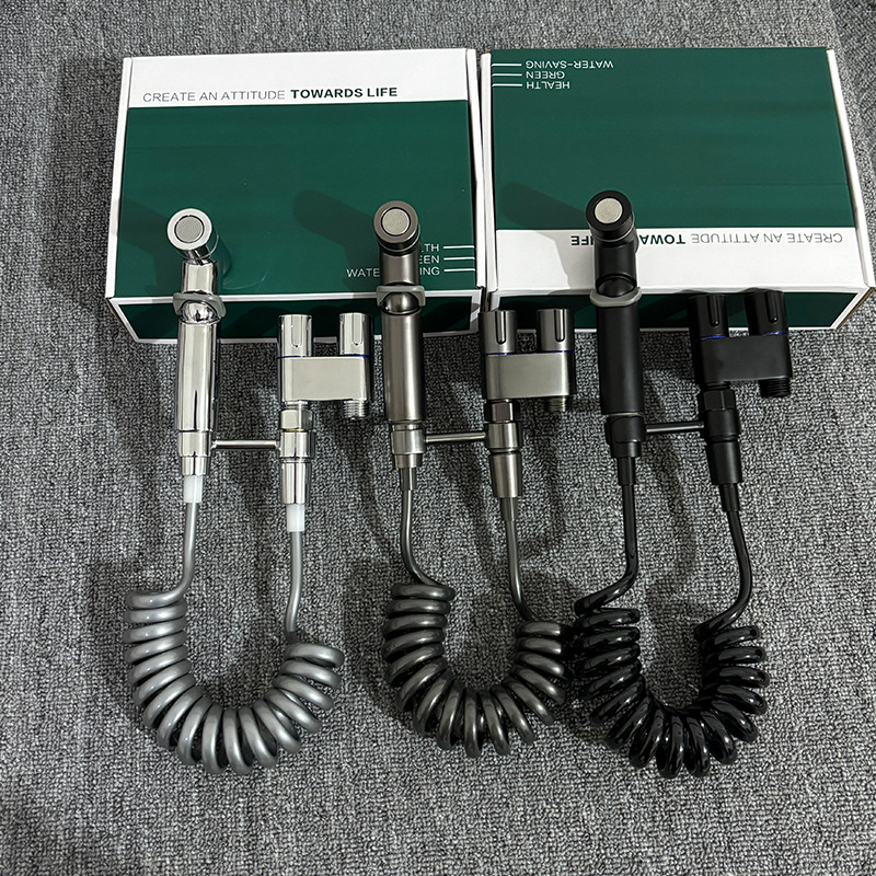 角阀马桶伴侣喷枪一进二出